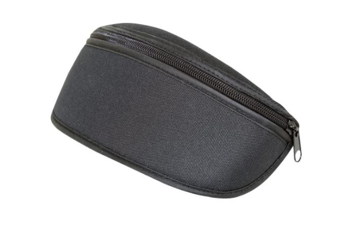 Brillenetui ARTILUX, schwarz mit Innenfach, "SPORTY CASE"